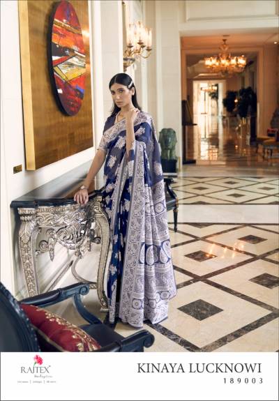 KINAYA LUCKNOWI BY RAJTEX DESIGNER SAREE WHOLESALER IN INDIA