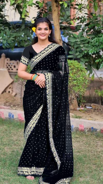 DN HD 99 BY SAGAR IMPEX DESIGNER GEORGEET SAREE WHOLESALER IN SURAT