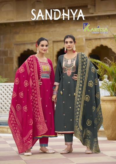 SANDHYA BY KARISSA DESIGNER ANARKALI SALWAR SUIT WHOLESALER IN INDIA