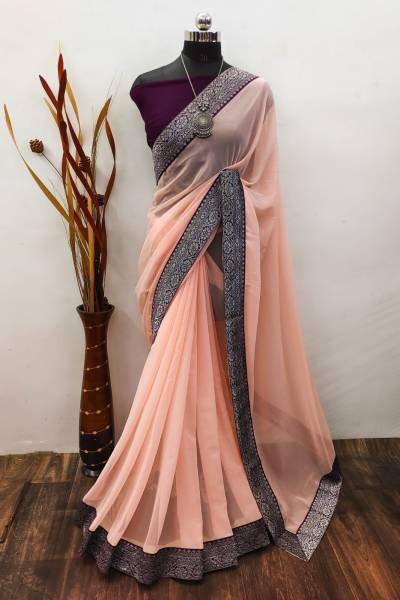 CM 719 BY SAGAR IMPEX DESIGNER GEORGETTE SAREE WHOLESALER IN INDIA