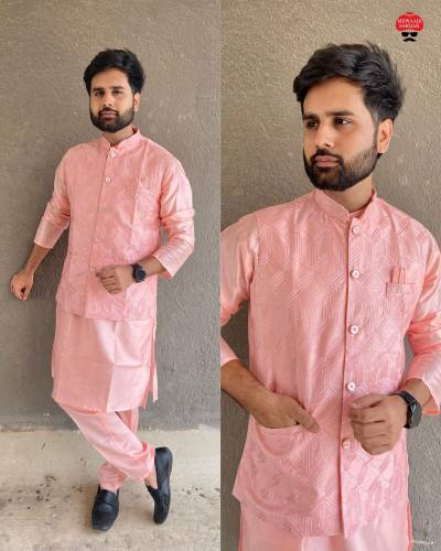 MANYAVAR 7 BY BLUEHILLS DESIGNER KURTA AND PYJAMA WHOLESALER IN INDIA