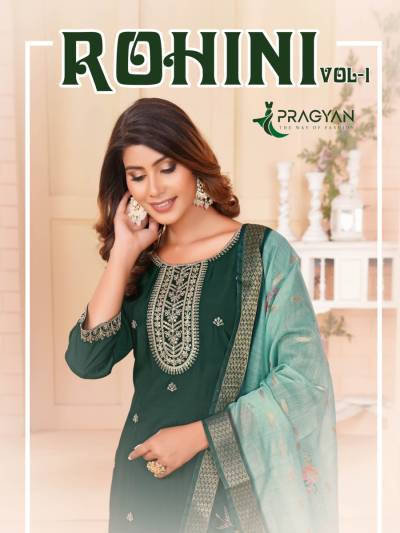 ROHINI VOL 1 BY PRAGYAN DESIGNER SALWAR SUIT WHOLESALER IN INDIA
