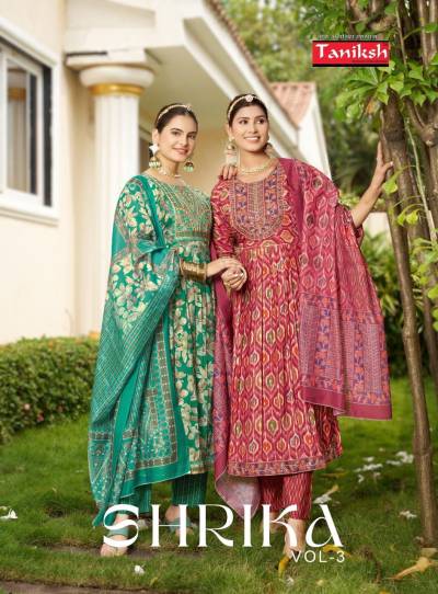 SHRIKA VOL 3 BY TANIKSH DESIGNER ANARKALI SALWAR SUIT WHOLESALER IN INDIA