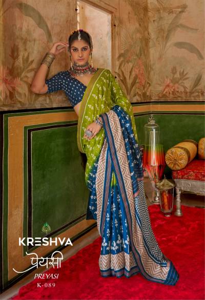 PREYASI BY KRESHVA DESIGNER SILK SAREE WHOLESALER IN INDIA