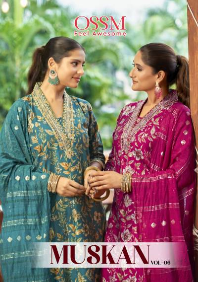 MUSKAN VOL 6 BY OSSM DESIGNER SALWAR SUIT WHOLESALER IN INDIA