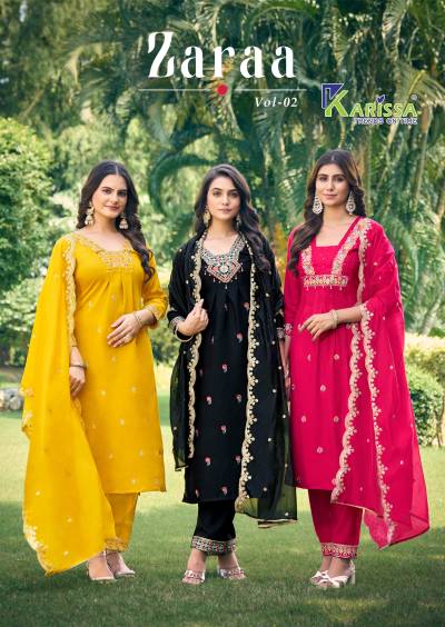 ZARAA VOL 2 BY KARISSA DESIGNER SALWAR SUIT WHOLESALER IN INDIA