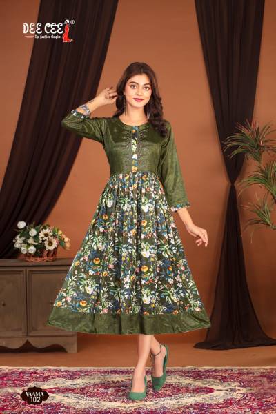 VAAMA BY DEECEE DESIGNER LONG KURTI WHOLESALER IN INDIA