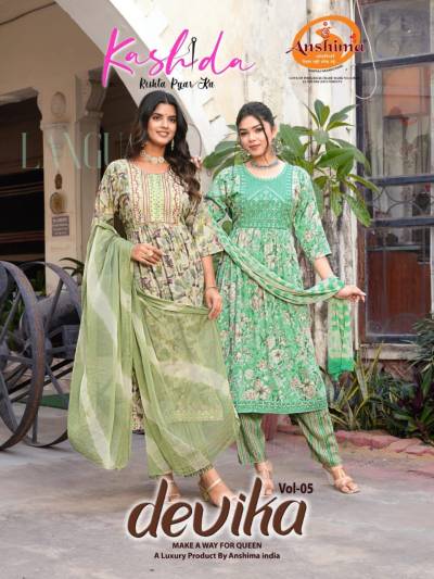 DEVIKA VOL 5 BY KASHIDA DESIGNER SALWAR SUIT WHOLESALER IN INDIA