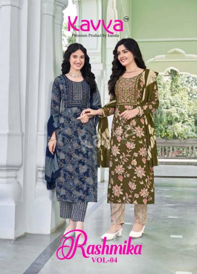 RASHMIKA VOL 4 BY KAVYA DESIGNER SALWAR SUIT WHOLESALER IN INDIA