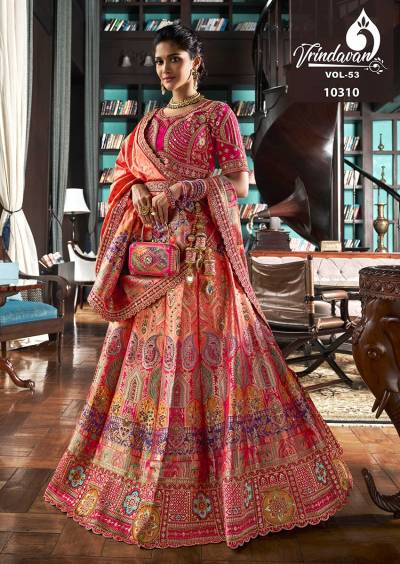 ROYAL VOL 53 BY SAGAR IMPEX DESIGNER SILK LEHENGA CHOLI WHOLESALER IN INDIA