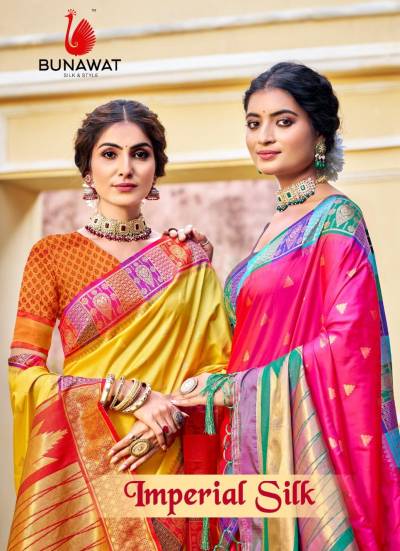 IMPERIAL SILK BY BUNAWAT DESIGNER SILK SAREE WHOLESALER IN INDIA