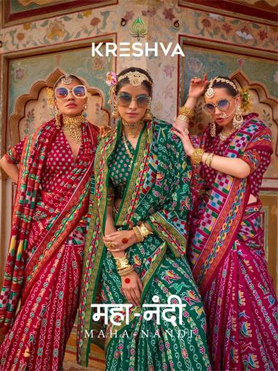 MAHANANDI BY KRESHVA DESIGNER TRADITIONAL SAREE WHOLESALER IN INDIA