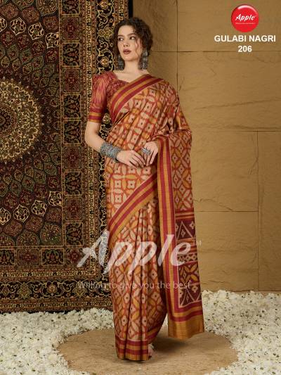 GULABI NAGARI VOL 2 BY APPLE DESIGNER SILK SAREE WHOLESALER IN INDIA