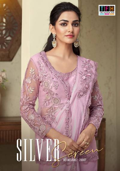 DN 28007 COLOURS BY TFH DESIGNER DESIGNER SAREE WHOLESALER IN INDIA