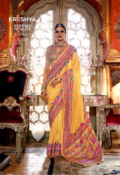 PADMAJA BY KRESHVA DESIGNER SILK SAREE WHOLESALER IN INDIA