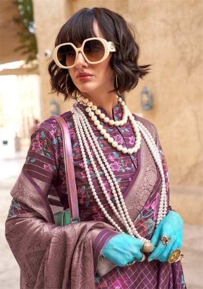 K.U.R.O BY GIRNAR FASHION DESIGNER GEORGETTE SAREE WHOLESALER IN INDIA