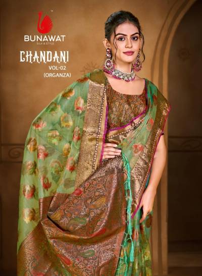CHANDANI VOL 2 BY BUNAWAT DESIGNER SAREE WHOLESALER IN INDIA