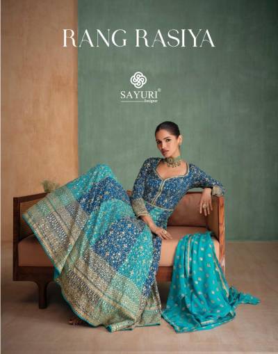 RANG RASIA BY SAYURI DESIGNER PARTY GOWN COLLECTION WHOLESALER IN SURAT