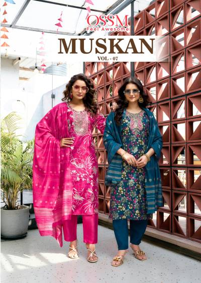 MUSKAN VOL 7 BY OSSM DESIGNER SALWAR SUIT WHOLESALER IN INDIA