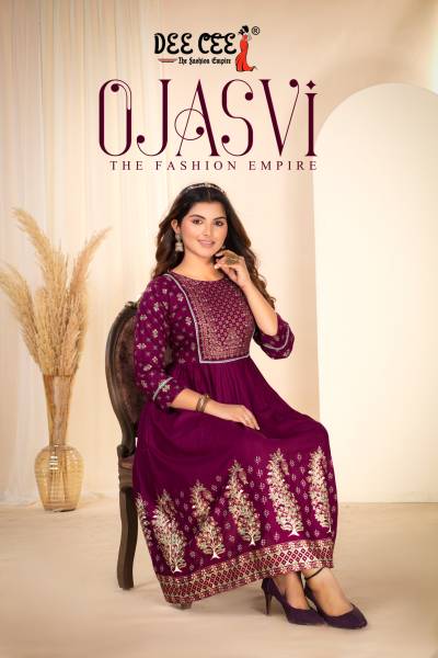 OJASVI BY DEECEE DESIGNER LONG KURTI WHOLESALER IN INDIA