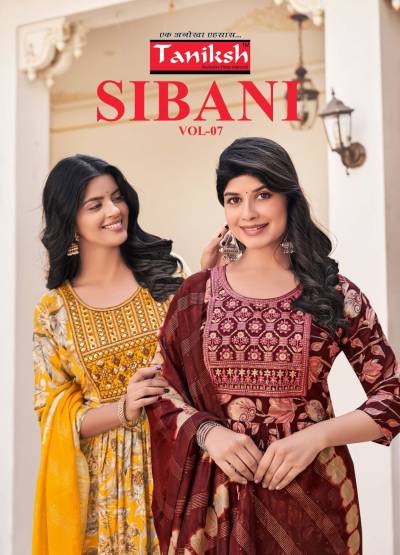 SIBANI VOL 7 BY TANIKSH DESIGNER ANARKALI SALWAR SUIT WHOLESALER IN INDIA