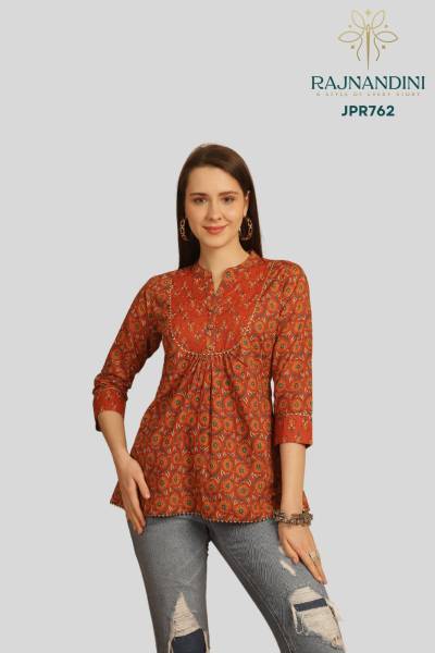 RAJNANDINI AARADHYA VOL-22 JPR703 TO JPR785 NX DESIGNER PRINTED TOP WHOLESALER IN SURAT