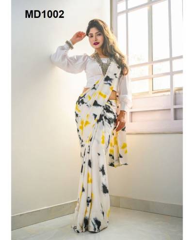 D.NO. MD1002 BY FASHION BERRY PRINTED SAREE WHOLESALER IN SURAT