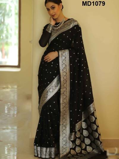 D.NO. MD1079 BY FASHION BERRY BANARASI SILK SAREE MANUFACTURER IN INDIA