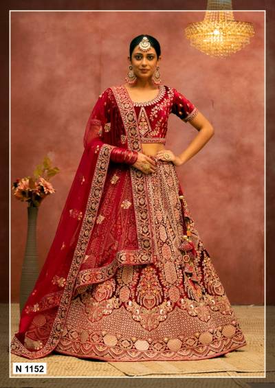 NIMAYA - SUHAGAN VOL -01 BY MAHOTSAV DESIGNER BRIDAL WEAR LEHENGA MANUFACTURER IN INDIA