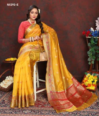 D.NO. NX292-A TO NX292-F BY MURTI NX SILK SAREE WHOLESALER IN INDIA