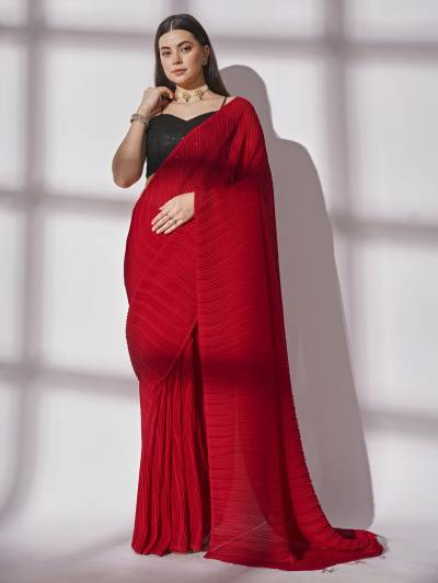 LAXMINAM OP-181 DESIGNER CHIFFON SAREE WHOLESALER IN INDIA