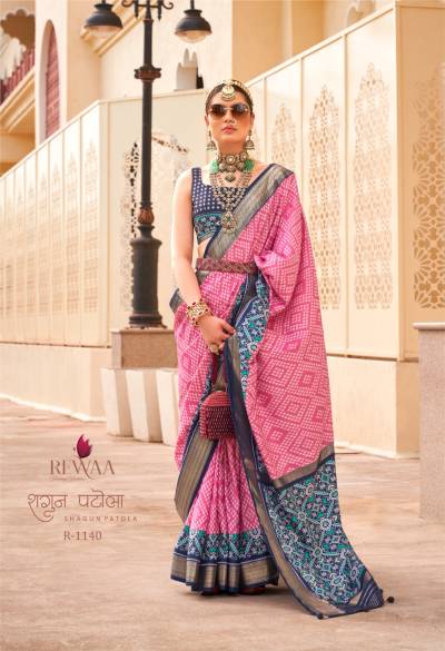 SHAGUN PATOLA BY REWAA SILK SAREE WHOLESALER IN INDIA