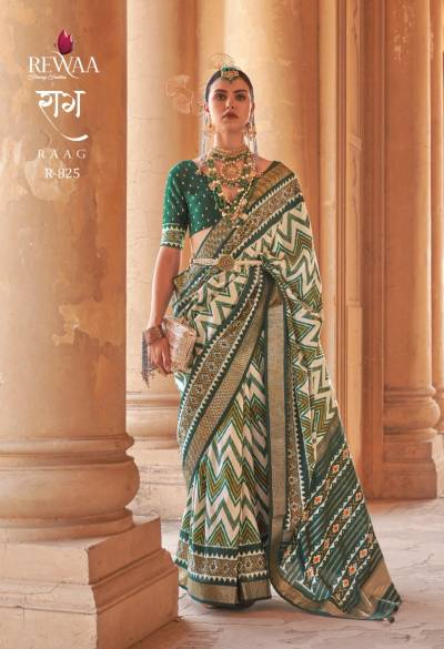 RAAG SERIES R-819 TO R-830 BY REWAA SILK SAREE MANUFACTURER IN INDIA