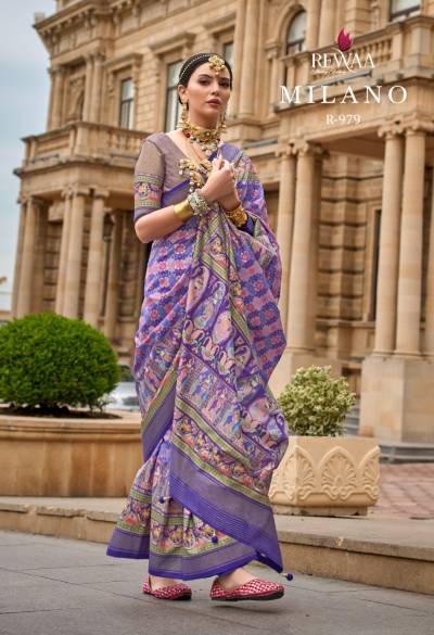 SERIES – R-977 TO R-985 BY REWAA SUPERIOR V.P.SILK SAREE WHOLESALER IN INDIA