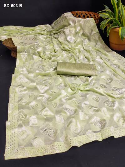 SUMA DESIGNER SD603-A TO SD-603D DESIGNER SAREE WHOLESALER IN INDIA