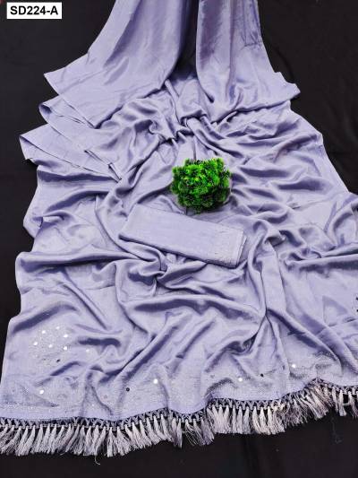 SUMA DESIGNER SD224-A & SD-224B DESIGNER CHINNON SAREE WHOLESALER IN INDIA