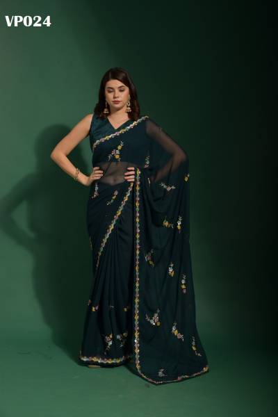 KABIRI BY FASHION BERRY GEORGETTE SAREE WHOLESALER IN INDIA