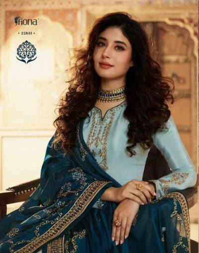 AMEENA BY FIONA SATIN MUSLIN SALWAR KAMEEZ EXPORTER IN GUJARAT