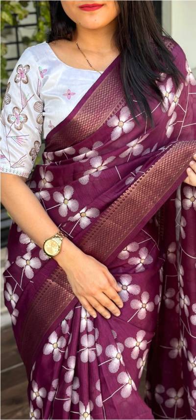 MANJIRI BY SAGAR IMPEX MUSLIN COTTON SAREE MANUFACTURER IN SURAT