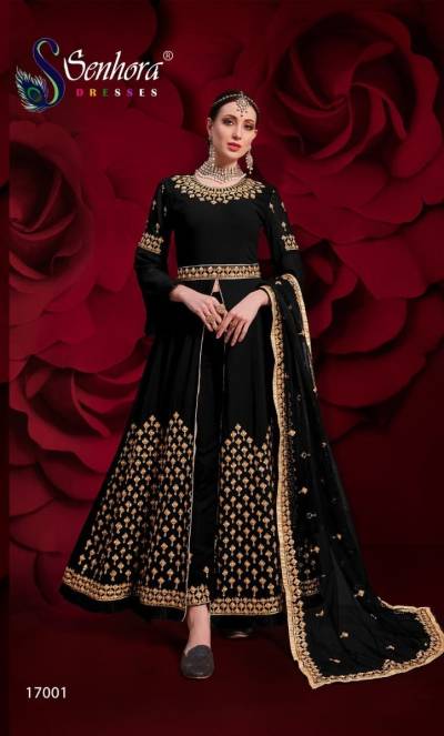 AGHA NOOR 17001 COLORS BY SENHORA PURE GEORGETTE SALWAR KAMEEZ EXPORTER IN INDIA